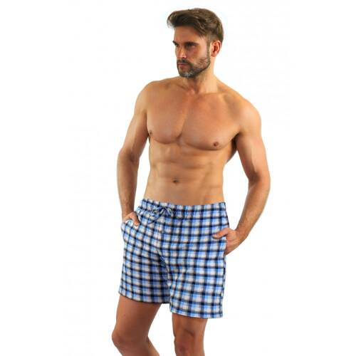 Spodnie piżamowe Milo 2 Sesto Senso kratka 15 niebieski