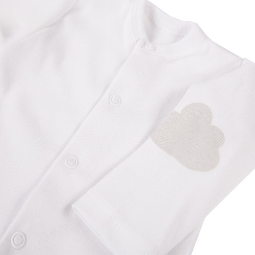 Kaftanik bawełniany Mellow Ewa Klucze- biały