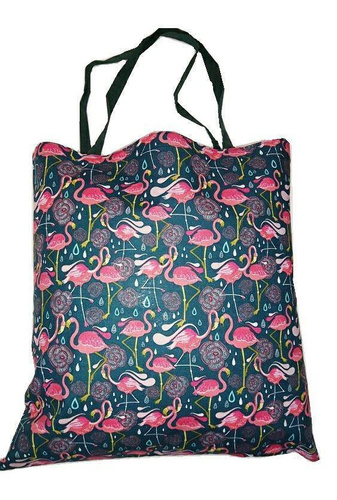 Torba bawełniana na zakupy Kwiatki wzór serwetki szary