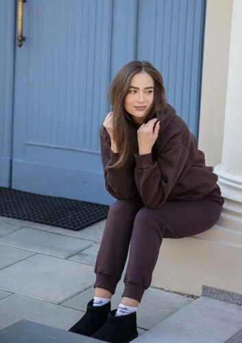 Komplet dresowy Randi Dkaren - czekoladowy