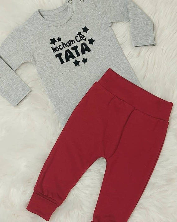 Spodnie niemowlęce "Julek" Bambarillo granatowy