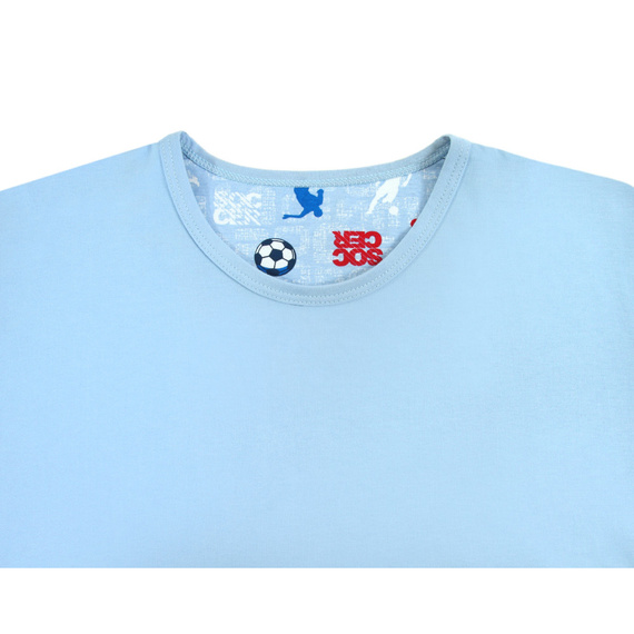 Bawełniana piżama męska 2242/09 Sesto Senso - niebieski