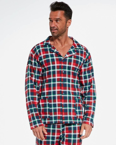 Cornette Piżama męska rozpinana 905/253 Jimmie - granatowy