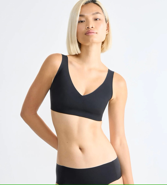 Biustonosz push-up Bralette Zero feel Sloggi - czarny