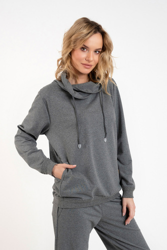 Bluza damska Malmo Italian Fashion - śr. melanż