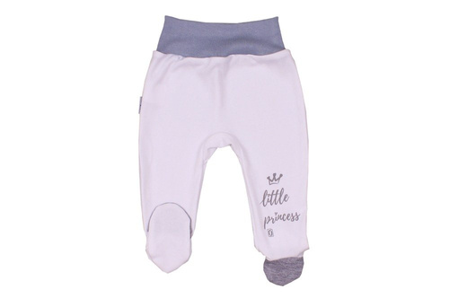 Półśpiochy bawełniane LITTLE PRINCESS Terjan białe