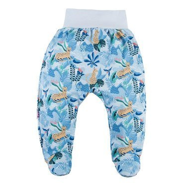 Półśpiochy niemowlęce Nature Ewa Klucze - druk niebieski