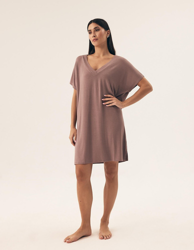 Koszula nocna 42710 Noves Henderson -brązowy