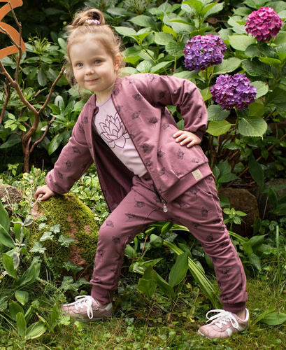 Bluza dziewczęca rozpinana Magic Vibes Pinokio - fiolet