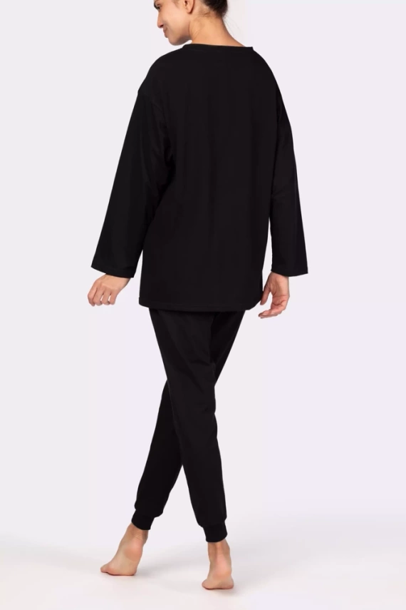 Piżama damska Homie longsleeve Mona black