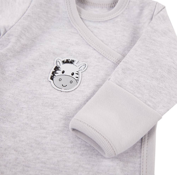 Body kopertowe "Baby Love" Ewa Klucze - szary