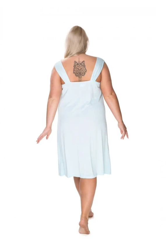 Koszula nocna damska 4114 Róża Mewa miętowy