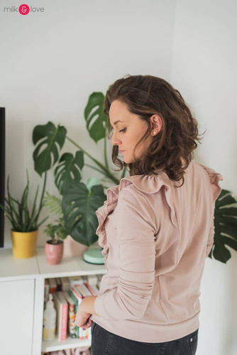 Bluzka do karmienia Milky Waves Milk&Love beżowy 