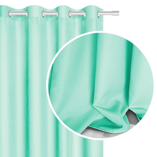 Zasłona gotowa na przelotkach Viva do salonu Spod Igły i Nitki srebrny