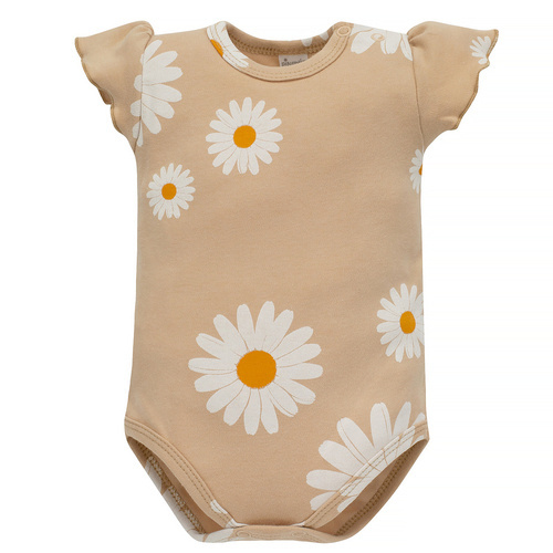 Body z krótkim rękawem Daisy Pinokio - beżowy