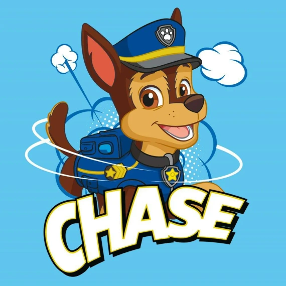 Ręcznik magiczny Psi Patrol Chase Carbotex niebieski 