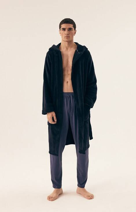 Szlafrok Męski 42769 Orbit Henderson -navy