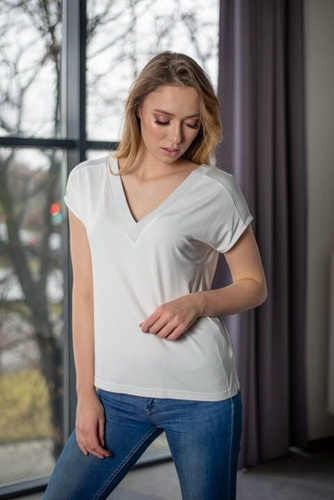 015 Bluzka krótki rękaw MIRACLE- biały