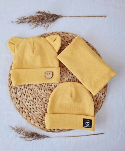 Komin dziecięcy 27K "Teddy" Nicol  - musztardowy