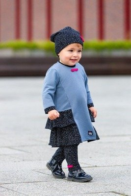 Sukienka z falbanką "POWER" Ewa Klucze