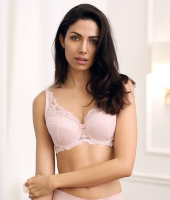 Biustonosz usztywniany full cup Lucy Unikat różowy