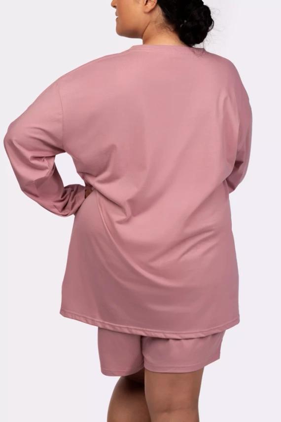 Piżama damska Joy longsleeve Mona pink