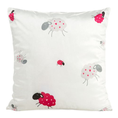 Poszewka dziecięca Kids 3 Design91 biały/różowy