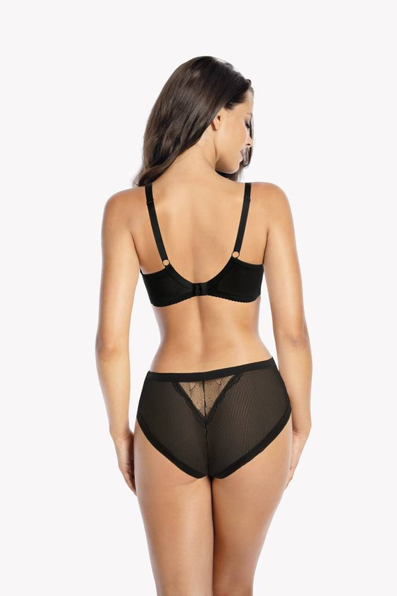 Brazyliany Figi Damskie GFB 1059 Ursula Gaia -czarny