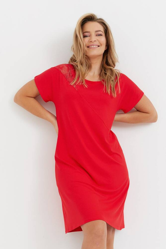 Koszula nocna 737 Velar Forex - czerwony