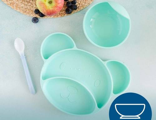 Miseczka z przyssawką CA51/401 Canpol Babies turkus