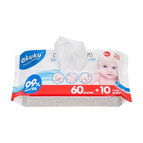 Jednorazowe chusteczki nawilżające ALA0031 Akuku