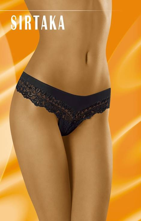 Sirtaka stringi damskie Wol-Bar - czarne