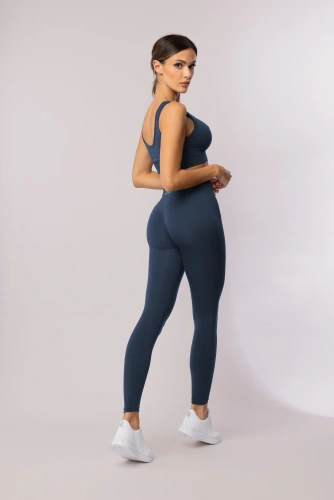 SPAIO Flex Innergy 2.0 navy blue– legginsy damskie seamless do aktywności