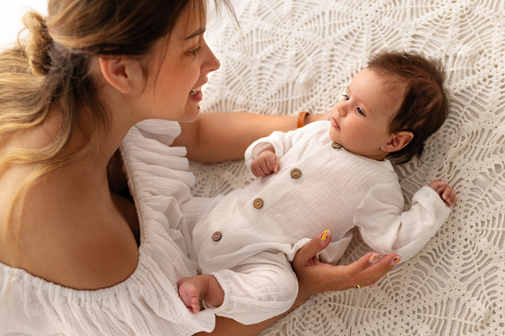 Pajac muślinowy "Just Muslin" Makoma ecru