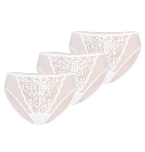 Figi damskie wielopak Glamour Teyli - biały