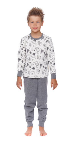 PDU.4548 "Snow" Piżama dziecięca Unisex Doctor Nap - snowman