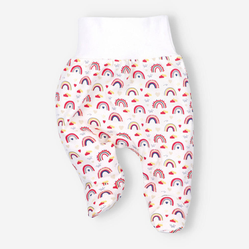 Komplet niemowlęcy z bawełny organicznej Tęcza Nini 