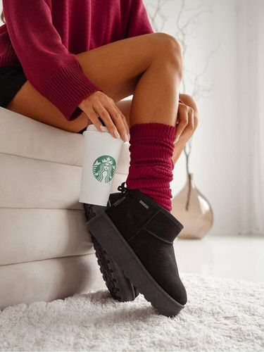 1528-001 Getry prążek Milena- bordowy