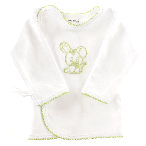 Koszulka niemowlęca z haftem - niebieski Martex