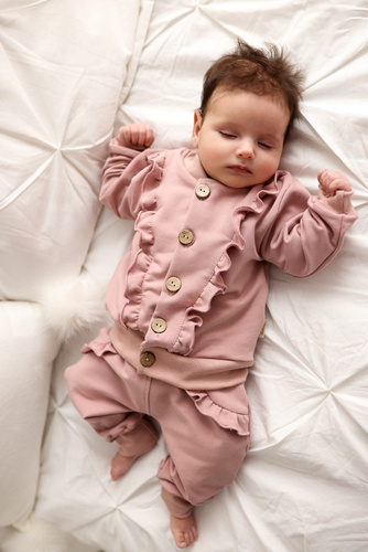 Dres niemowlęcy "Girl Blush" Makoma różowy
