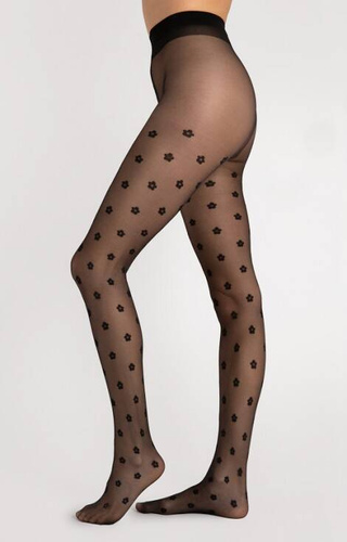 G 6105 Spring Rajstopy Fiore 20 den - black