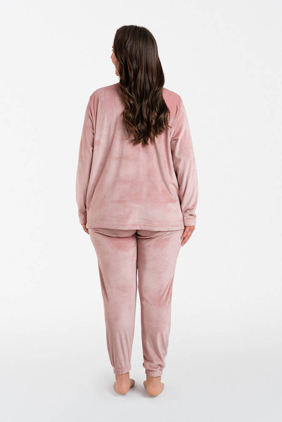 Komplet damski Akara Italian Fashion - róż pudrowy