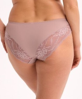 Gaia Veronika Mokka GFP 931 – figi klasyczne z mikrofibry i koronki