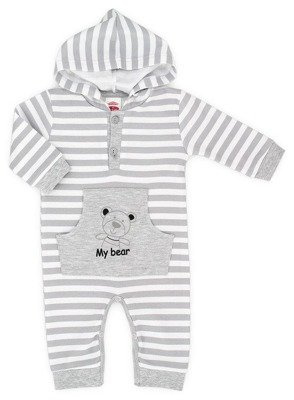 Pajac niemowlęcy z kapturem "MY BEAR" Makoma