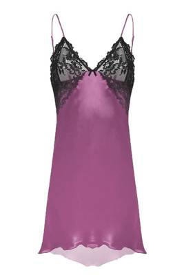 Halka satynowa Evelyn DKaren - wrzos