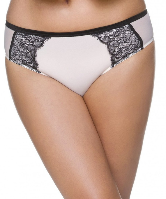Figi damskie 2152/53 Lupoline- biały- czarny