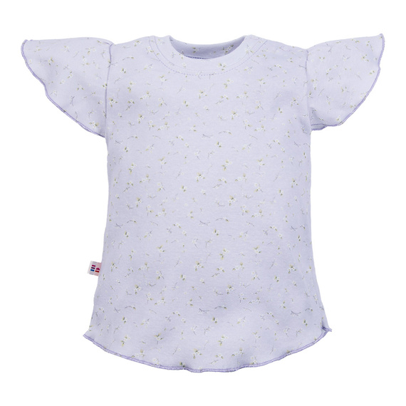 Bluzka dziewczęca z krótkim rękawem Meadow Eevi- fioletowa