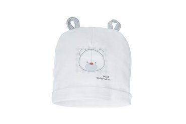 Czapka niemowlęca "WHITE ORGANIC" Makoma