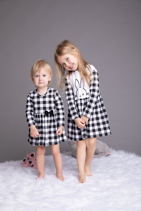 163364 Bunny Kratka Sukienka bawełniana Nicol - czarny