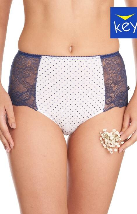 Figi damskie LPF 622 A22 A'2 2-pak Key biały-granatowy